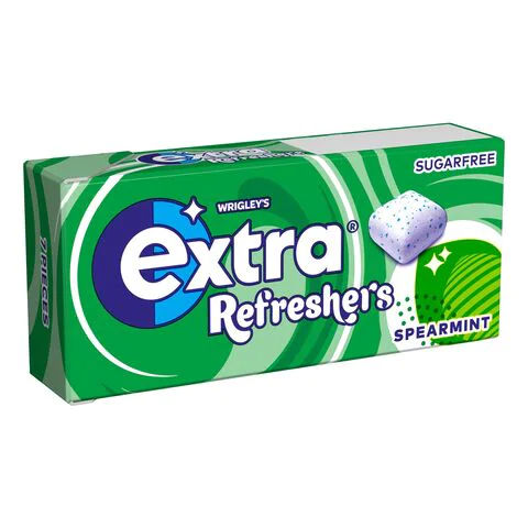 Wrigley's Extra Refreshers Sugar Free Spearmint Flavour Chewing Gum 15.6g
